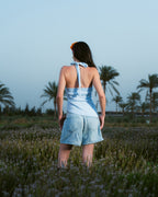 Light Blue Halter Top