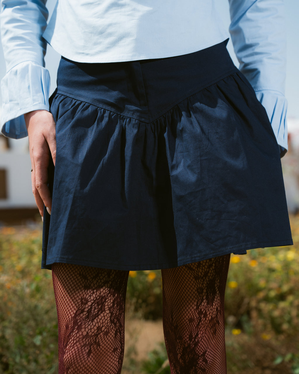 Navy Blue Skirt