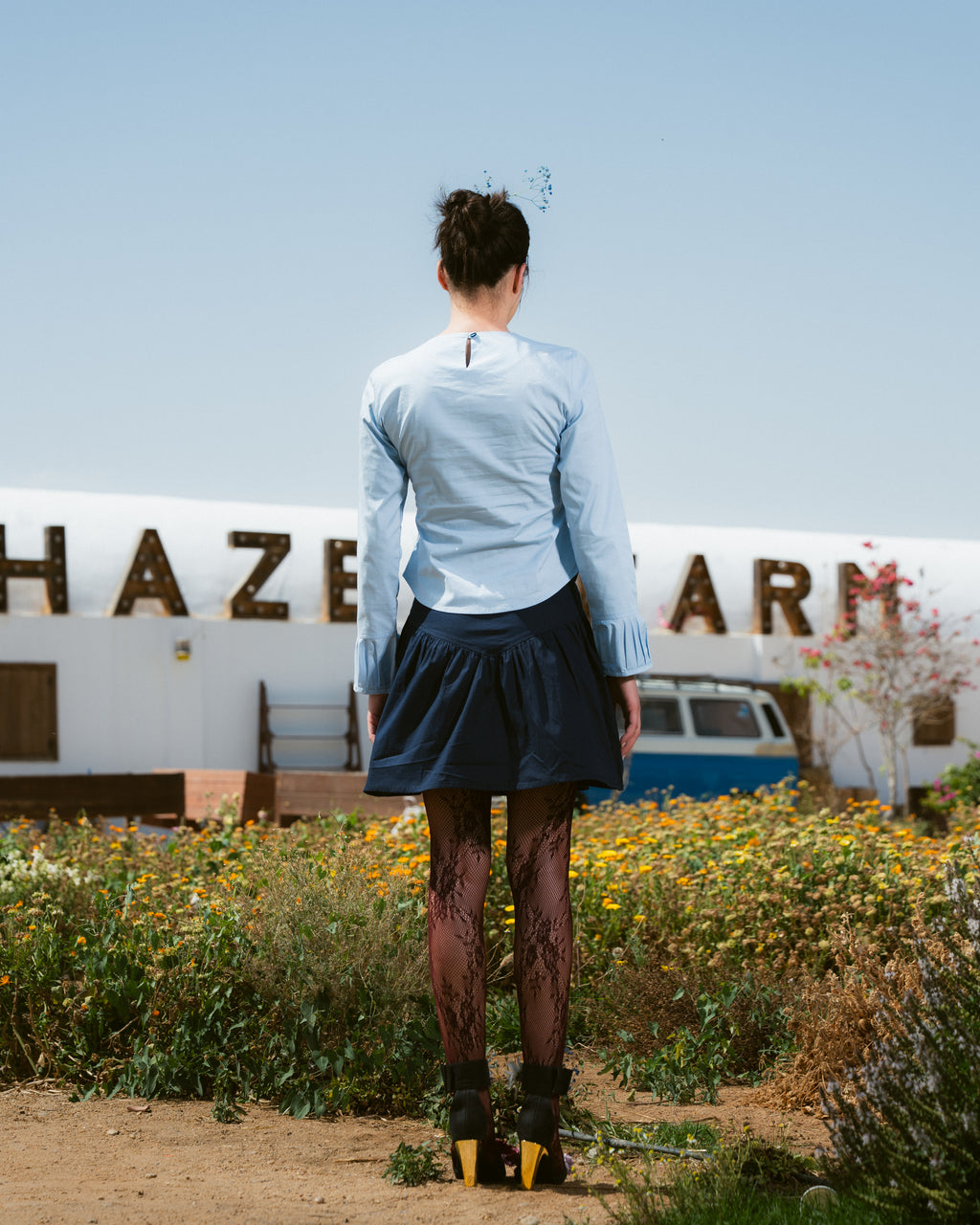 Navy Blue Skirt