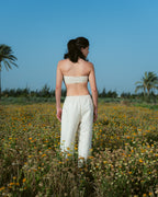 Striped Beige Pants