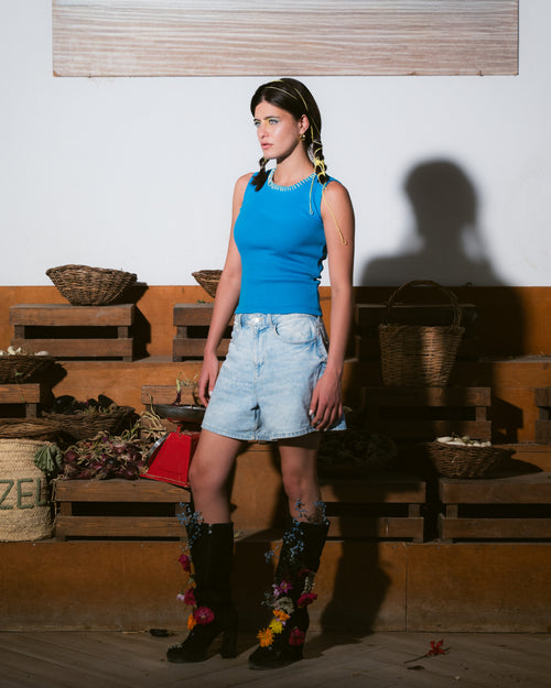 Blue Tank Top