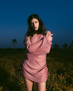 Off Shoulder Pink Dress